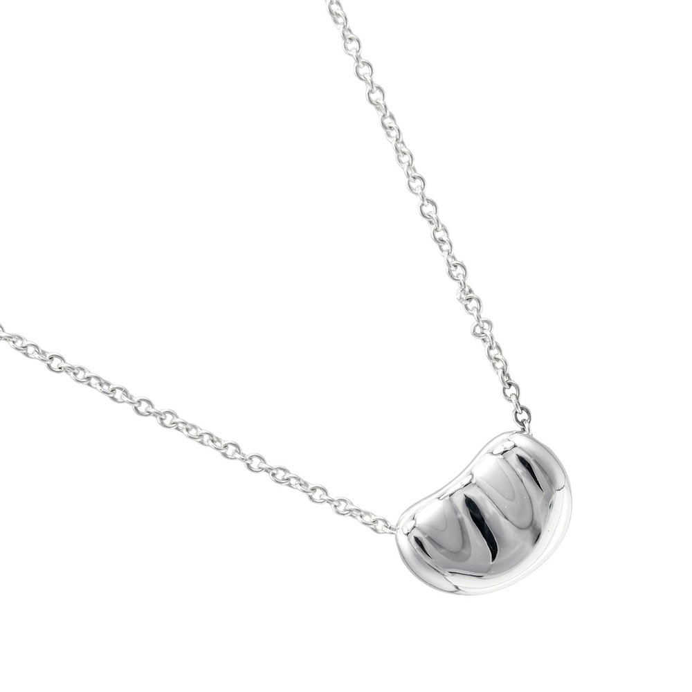 Tiffany Co Bean Necklace Sterling Silver